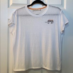 Free People White Tee